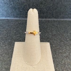 Swarovski Cross Ring